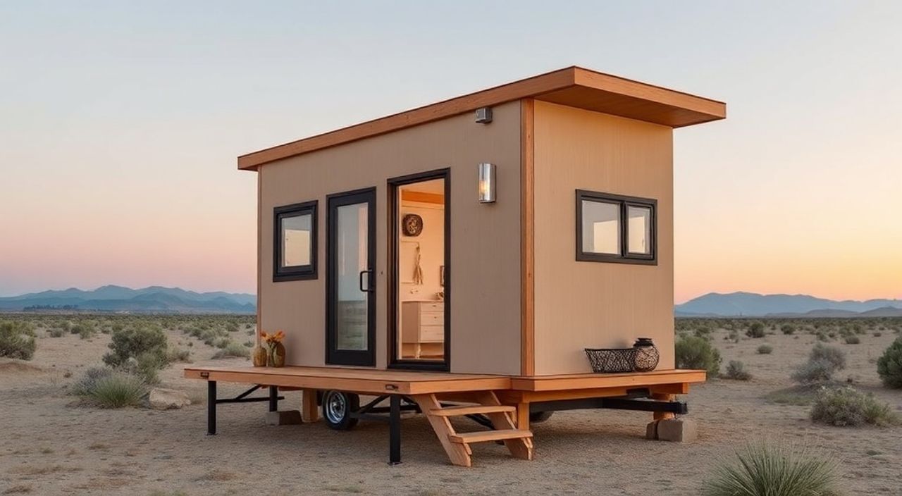 15 Шагов, чтобы собрать складной tiny‑house в пустыне