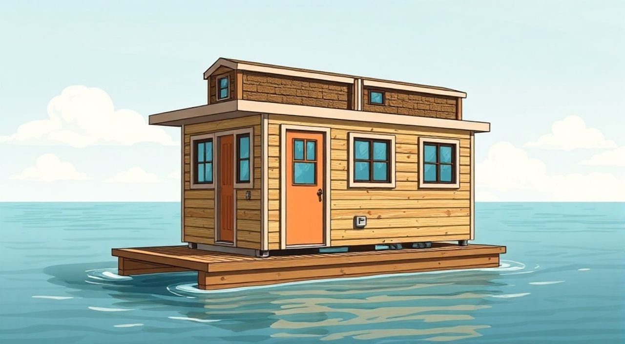 15 Шагов, чтобы собрать tiny-house на воде
