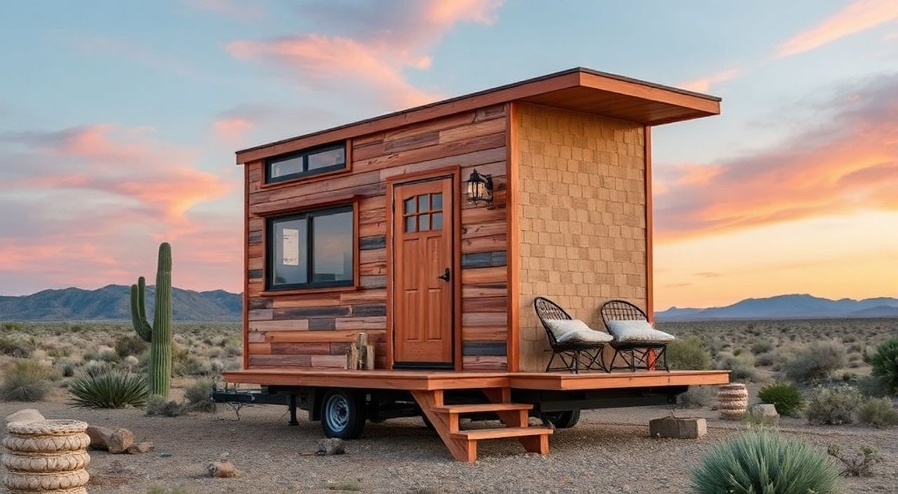 15 Шагов, чтобы собрать tiny-house в пустыне