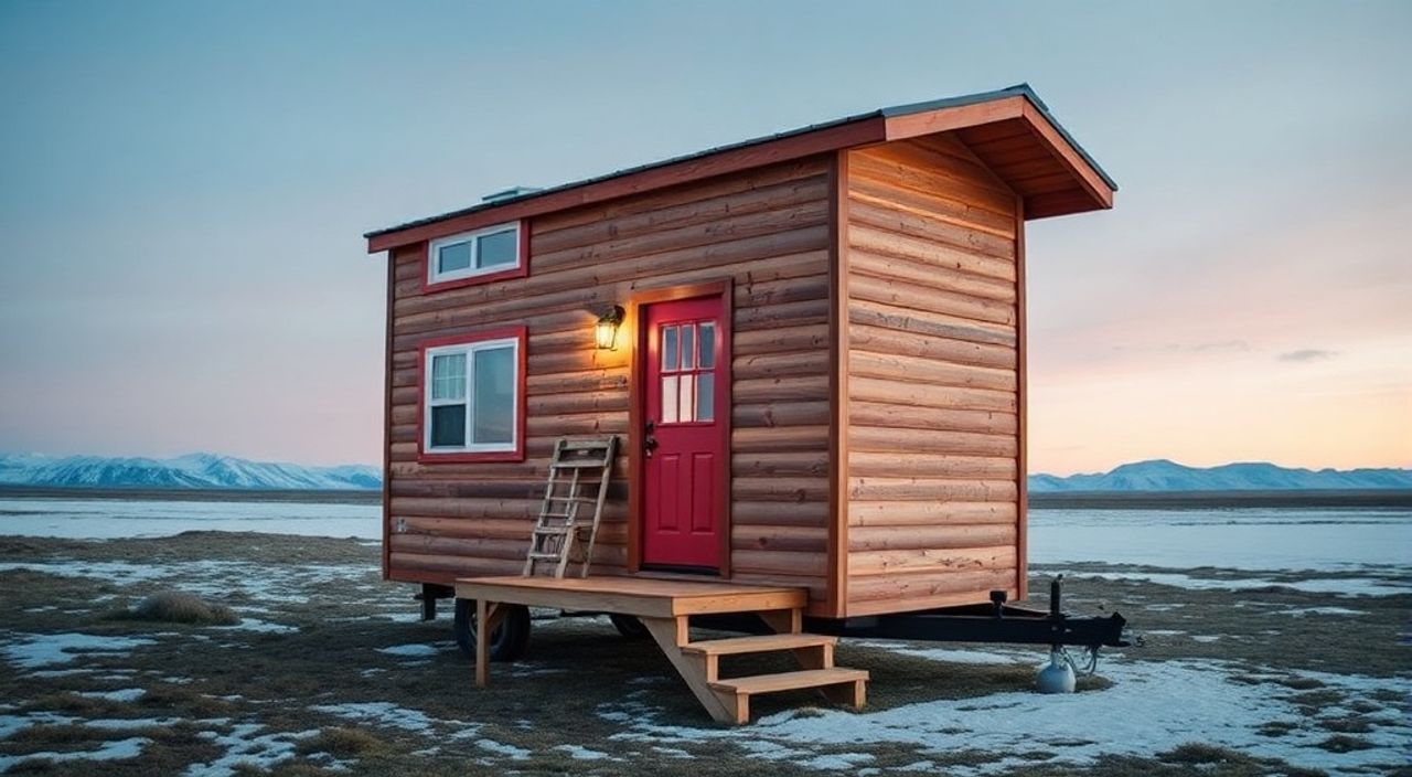 15 Шагов, чтобы собрать tiny-house в тундре