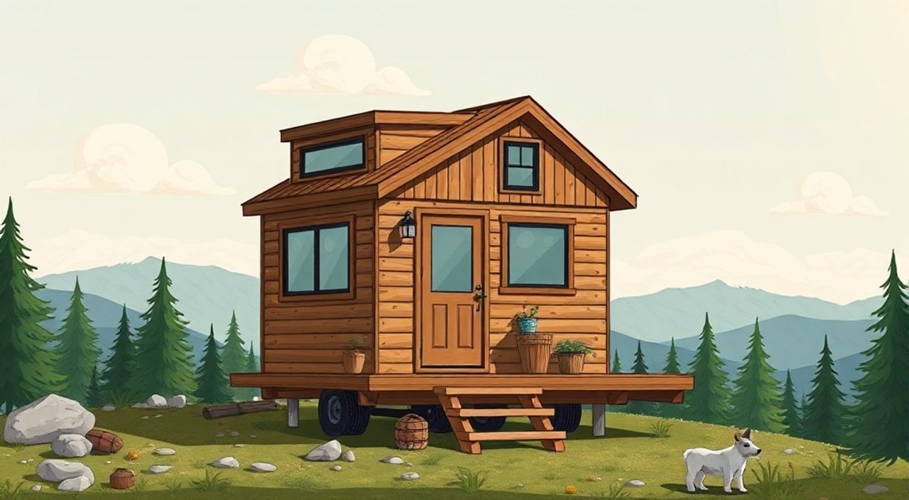 15 Шагов, чтобы собрать tiny‑house в горах