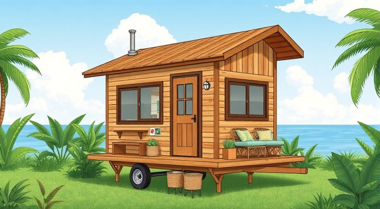 15 Шагов, чтобы собрать tiny‑house в тропиках