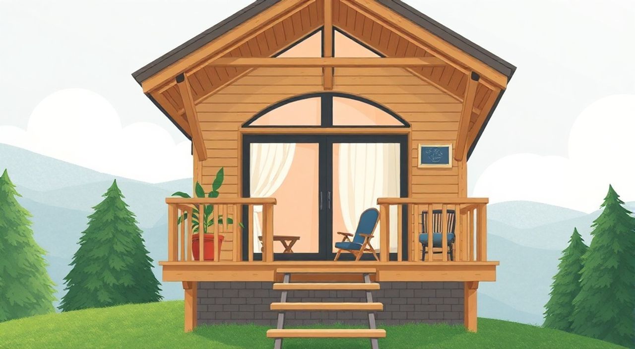 15 Шагов к интерьеру балкона 2,8 м² в стиле шале