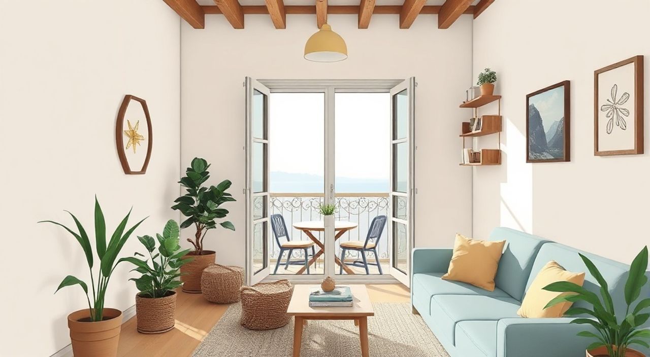 15 Шагов к интерьеру балкона 2,8 м² в стиле средиземноморский