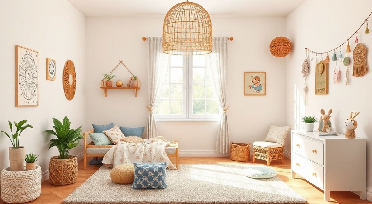 15 Шагов к интерьеру детской 10 м² в стиле бохо