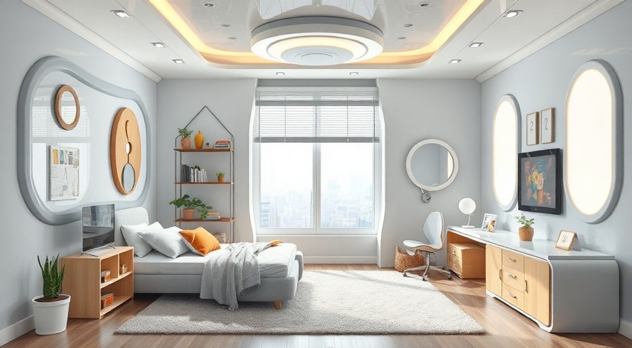 15 Шагов к интерьеру детской 9 м² в стиле футуризм