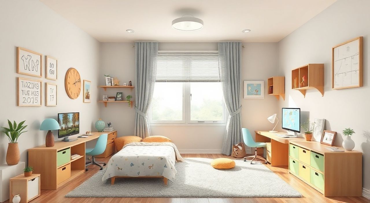 15 Шагов к интерьеру детской 9 м² в стиле хай‑тек