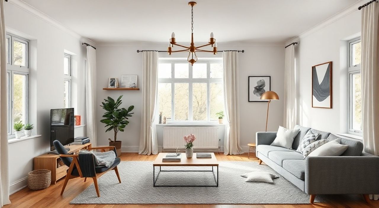 15 Шагов к интерьеру гостиной 11 м² в стиле сканди