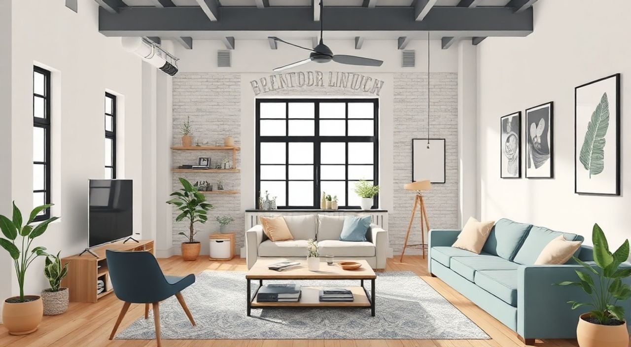 15 Шагов к интерьеру гостиной 12 м² в стиле индастриал