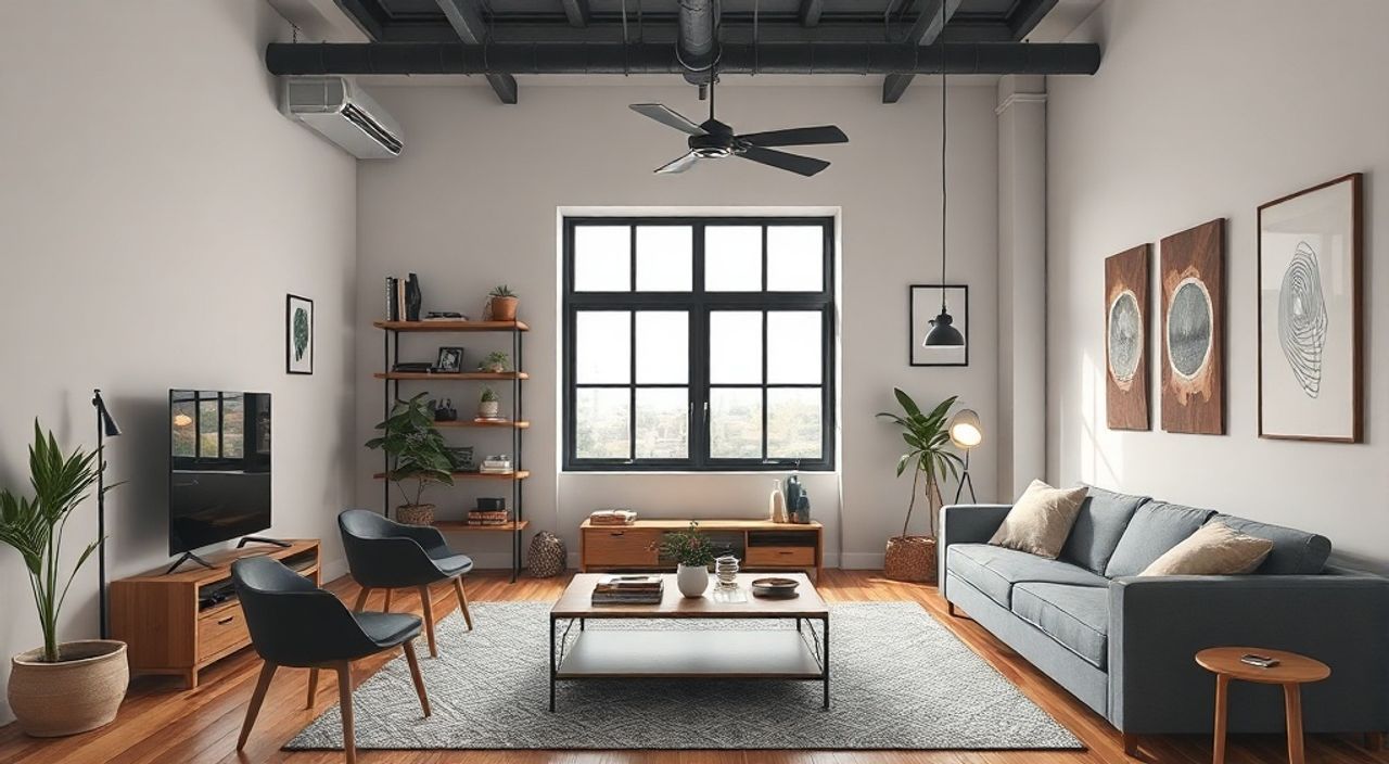 15 Шагов к интерьеру гостиной 14 м² в стиле индастриал