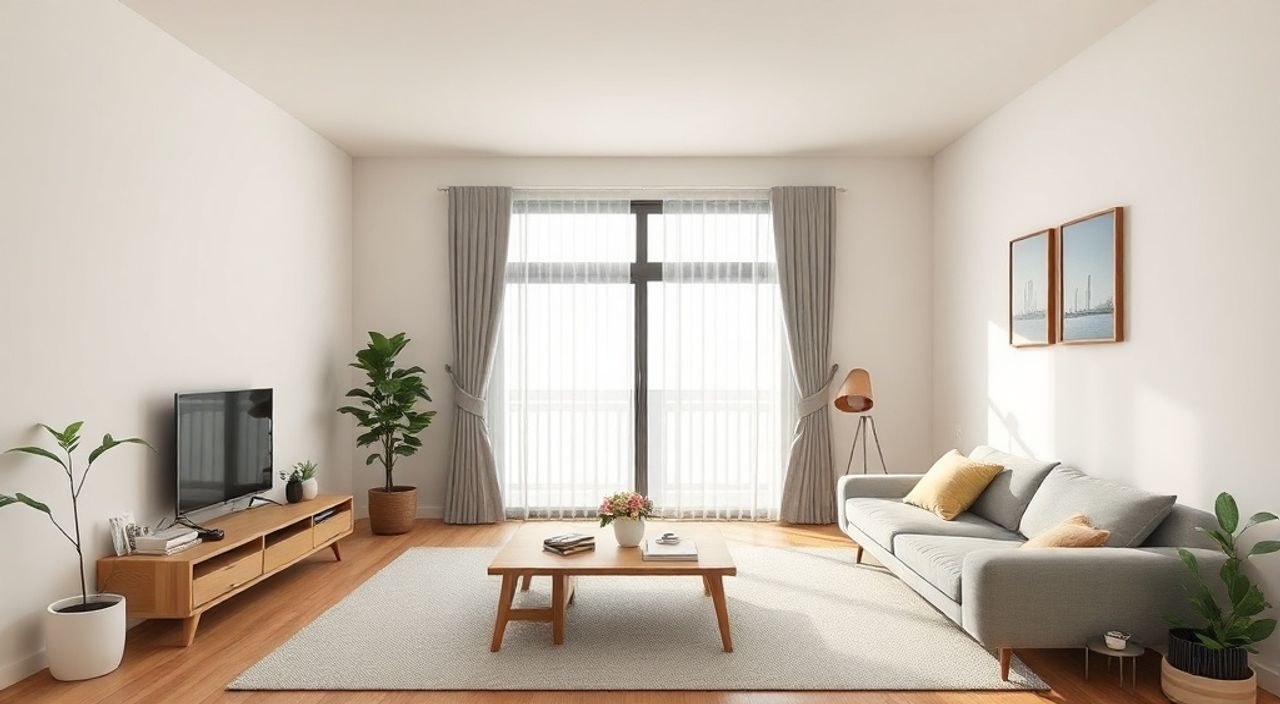 15 Шагов к интерьеру гостиной 14 м² в стиле японский минимализм
