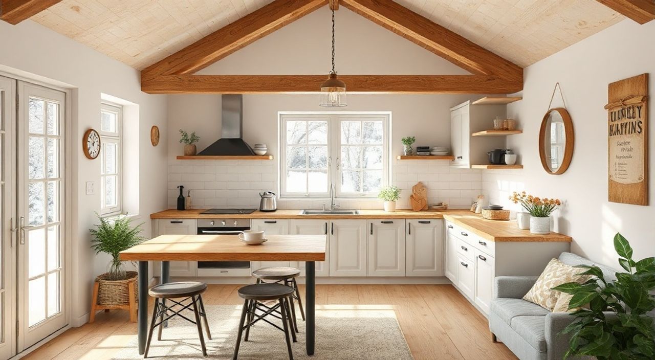 15 Шагов к интерьеру кухни 4,5 м² в стиле шале