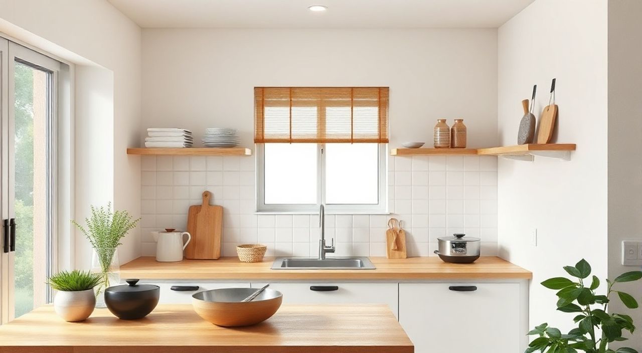 15 Шагов к интерьеру кухни 4,5 м² в стиле японский минимализм