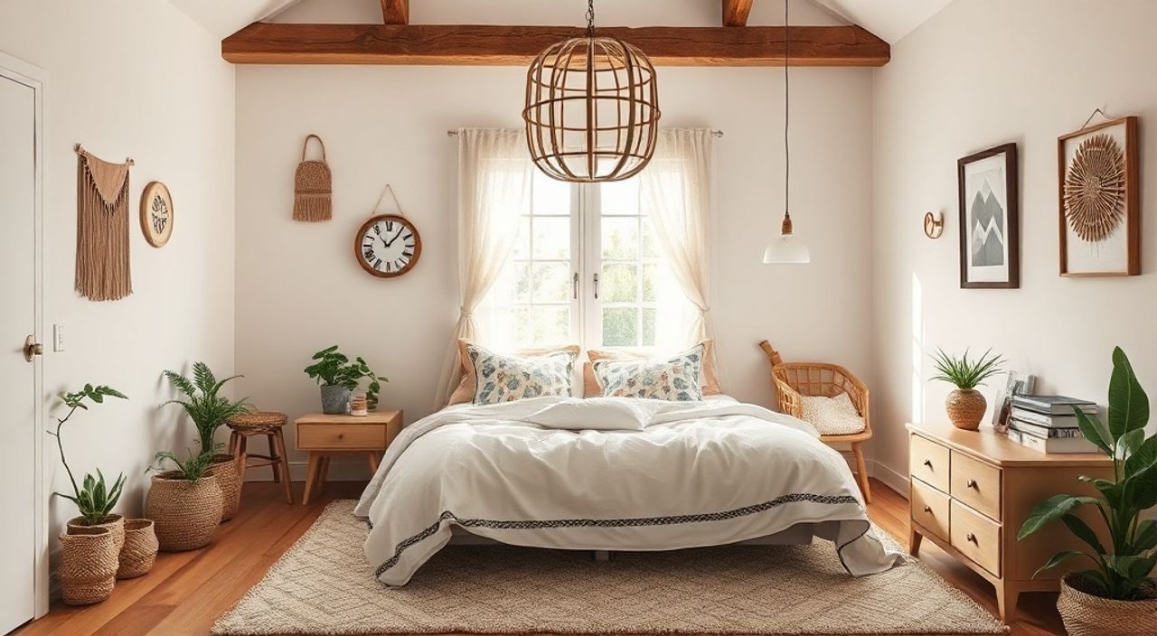 15 Шагов к интерьеру спальни 10 м² в стиле бохо
