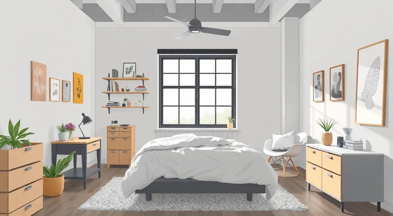 15 Шагов к интерьеру спальни 10 м² в стиле индастриал