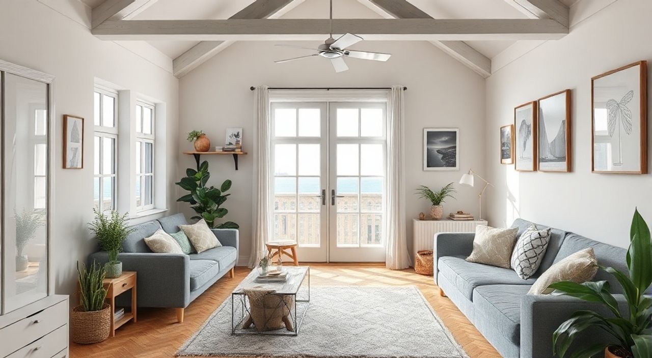 15 Шагов к интерьеру студии 22 м² в стиле costal-хэмптонс