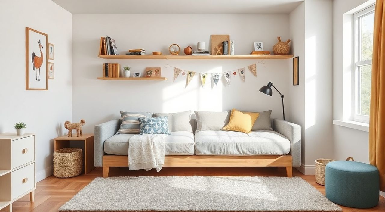 15 Шагов к установке дивана‑кровати в детской 8 м²