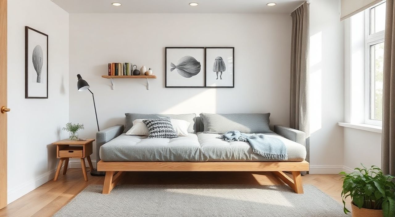 15 Шагов к установке дивана‑кровати в спальни 10 м²