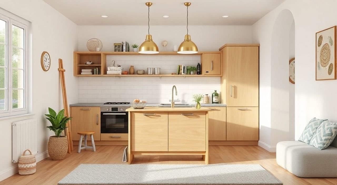 15 Шагов к установке кухонного острова‑пенала в детской 9 м²