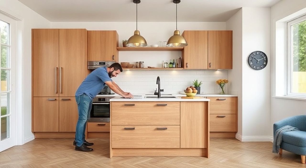 15 Шагов к установке кухонного острова‑пенала в кухни 6 м²