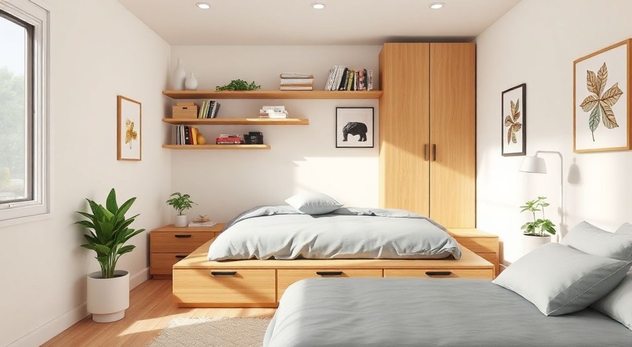 15 Шагов к установке подиума‑хранения в спальни 10 м²