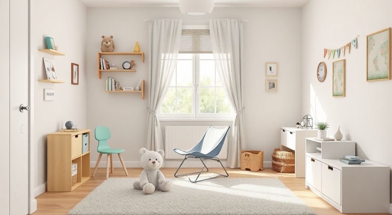15 Шагов к установке складного стула slim в детской 9 м²
