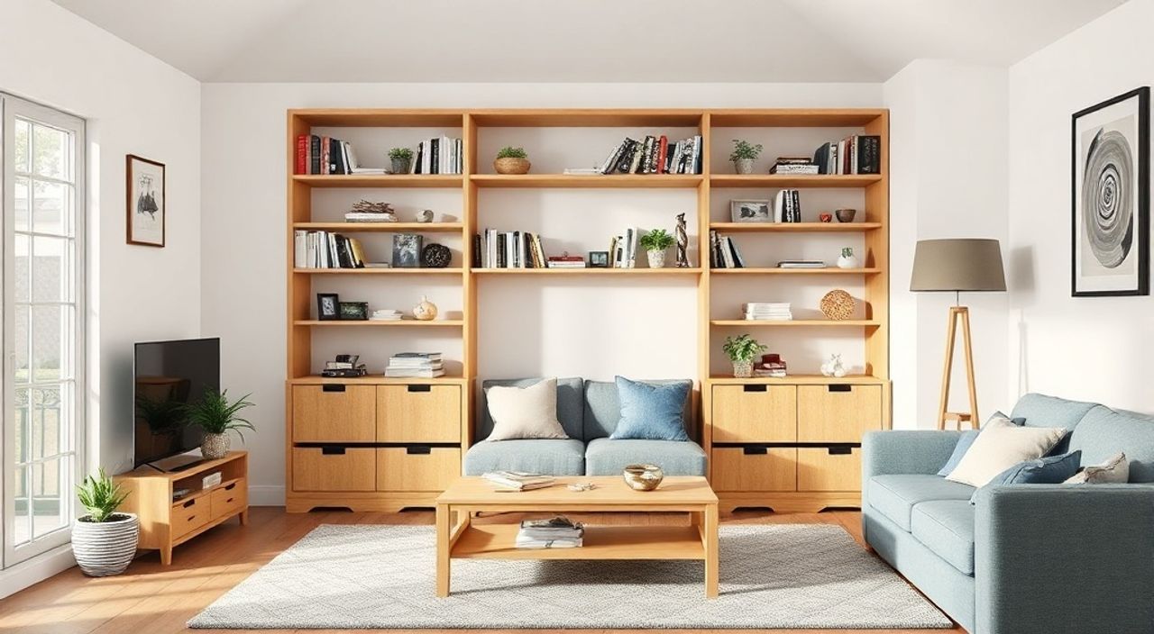 15 Шагов к установке стола‑книжки в гостиной 14 м²