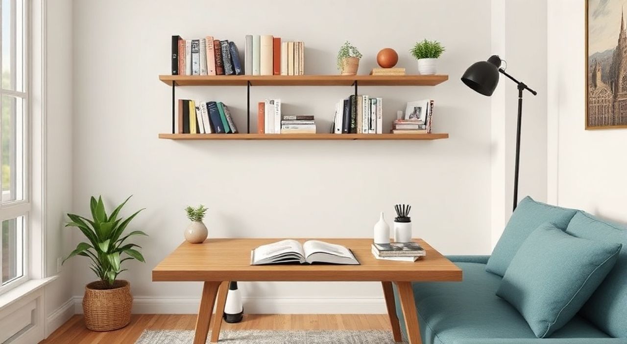 15 Шагов к установке стола‑книжки в мини‑квартиры 18 м²