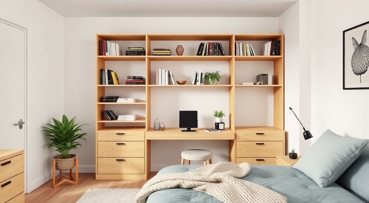 15 Шагов к установке стола‑книжки в спальни 10 м²