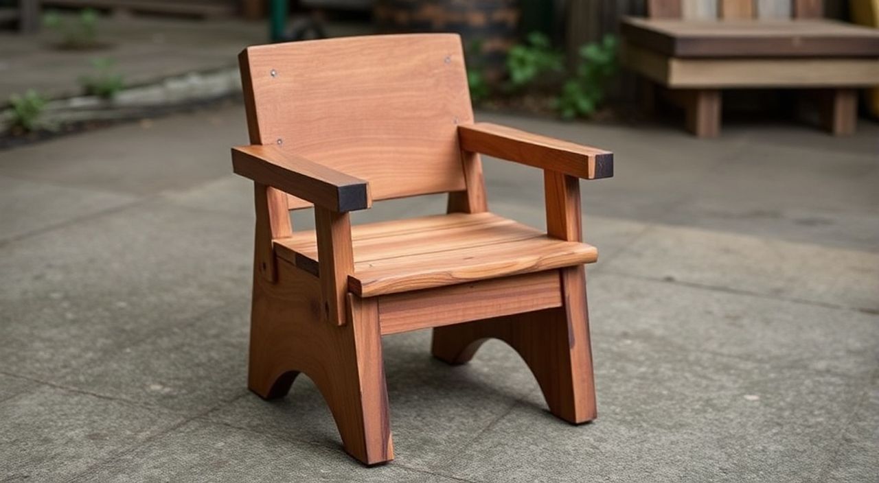 15 Шагов обжига shou sugi ban детского стульчика своими руками