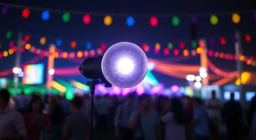 15 Способов использовать LED-лампы на фестивале