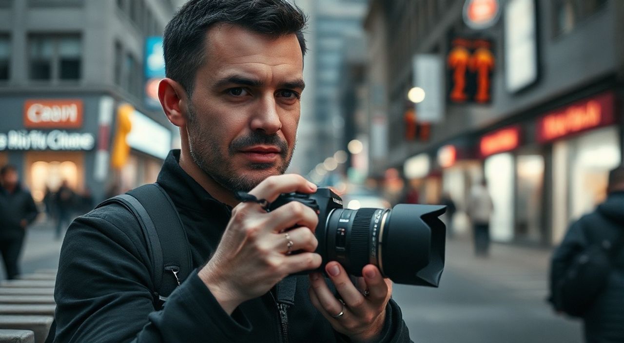2025: Тренды уличная фотография — цветовой сплит‑тон