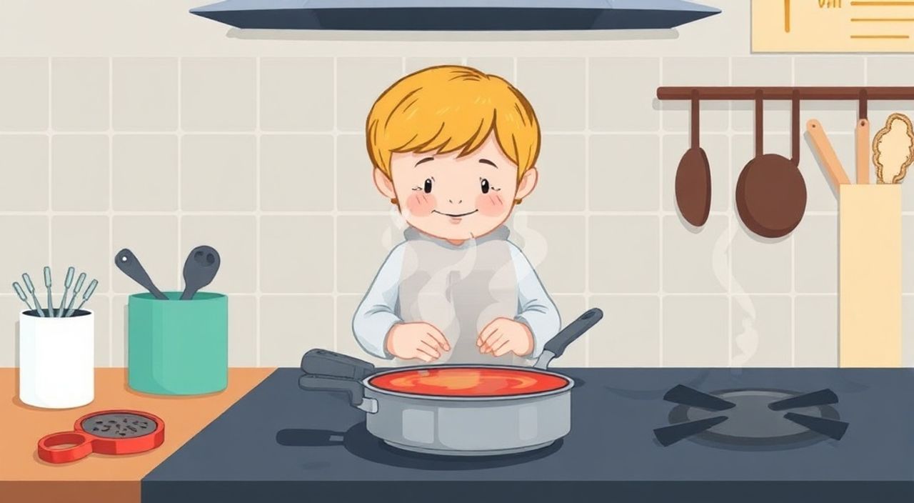 5 Лайфхаков детской безопасности вокруг плиты