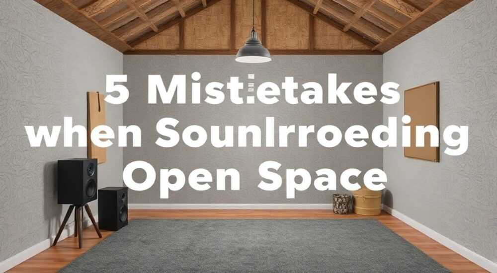 5 Ошибок при шумоизоляции open space