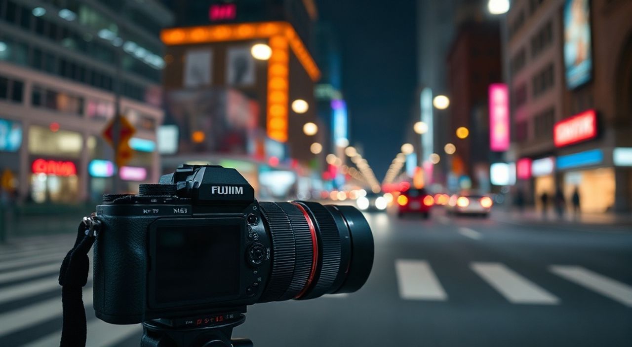 5 Примеров городских огней на fujifilm x‑t5