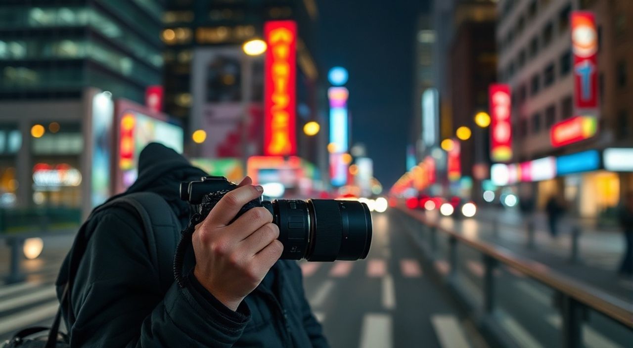 5 Примеров городских огней на nikon z6 ii