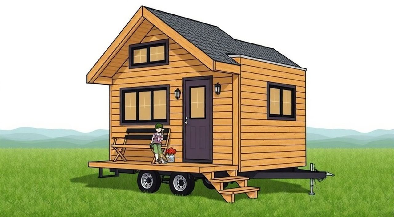 5 Шагов, чтобы собрать A-frame мини-дом для путешествий
