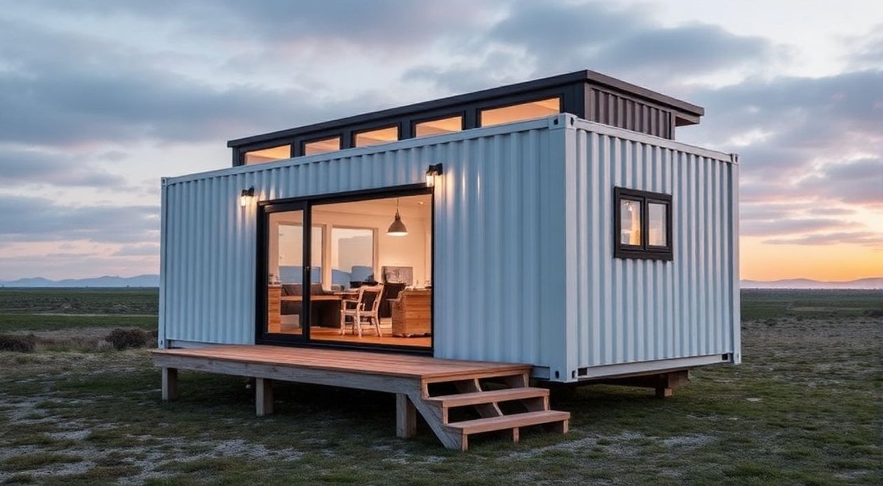 5 Шагов, чтобы собрать дом-контейнер 40ft для арктики