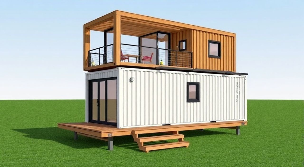 5 Шагов, чтобы собрать дом-контейнер 40ft на крыше городского дома