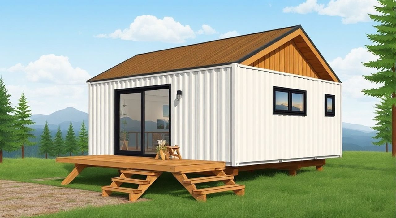 5 Шагов, чтобы собрать дом-контейнер 40ft в горах