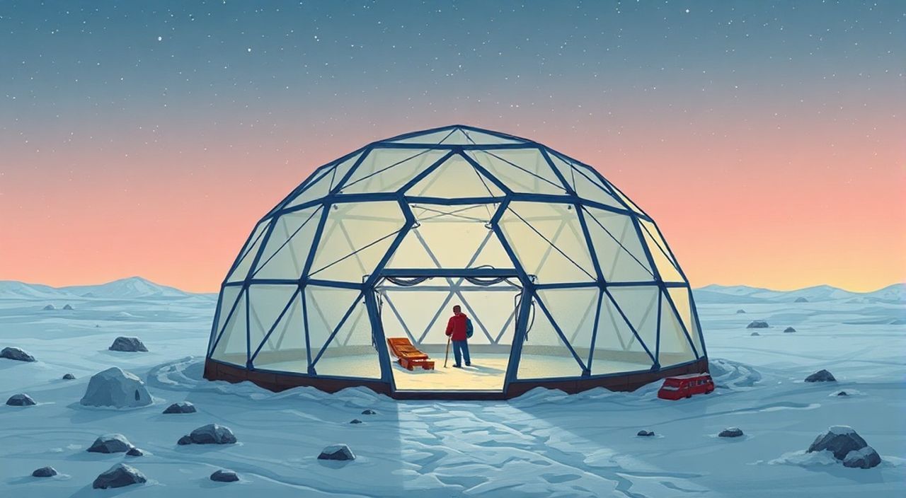 5 Шагов, чтобы собрать geo-dome для арктики