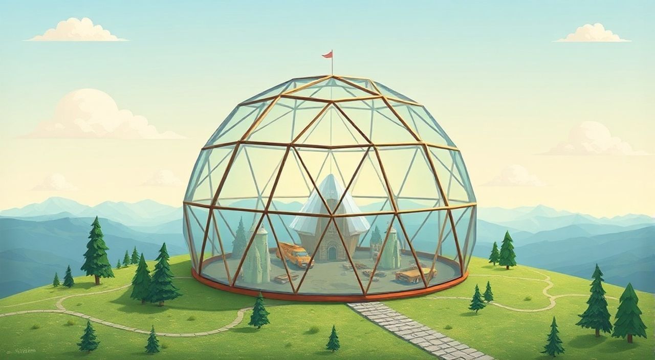 5 Шагов, чтобы собрать geo-dome для путешествий