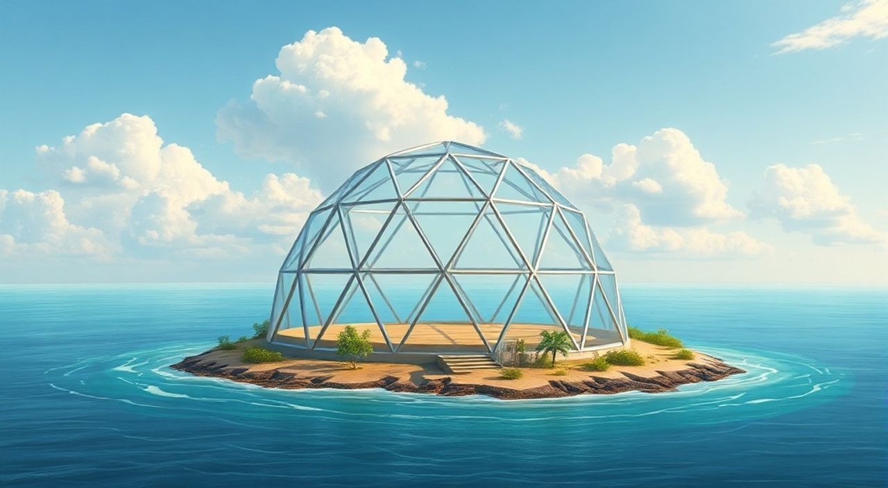 5 Шагов, чтобы собрать geo-dome на острове