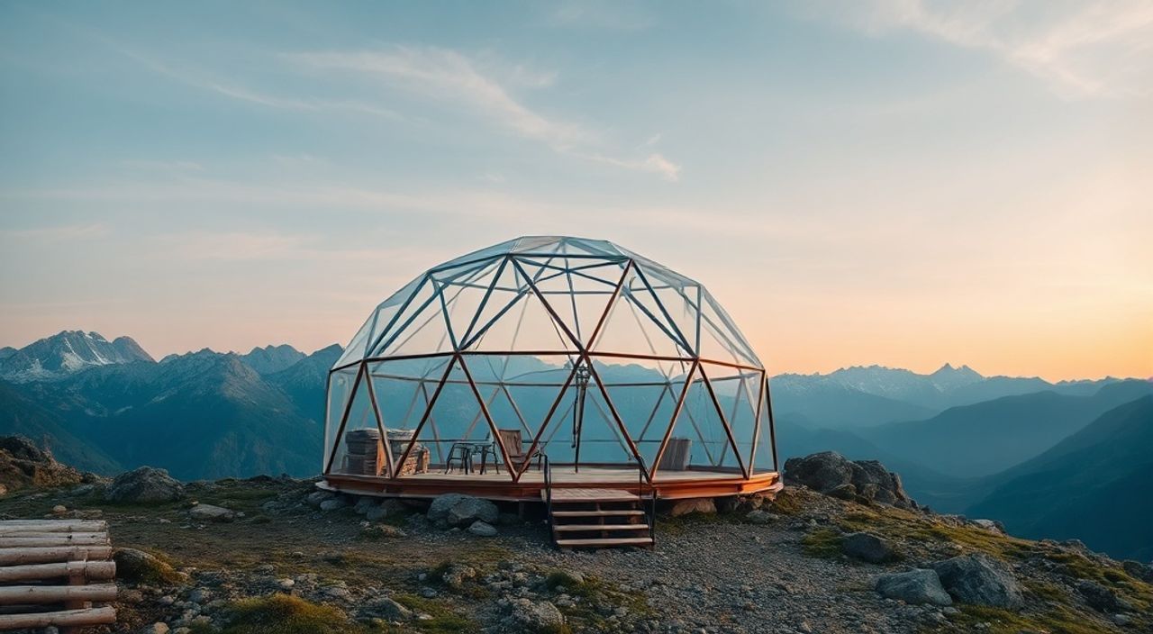5 Шагов, чтобы собрать geo-dome в горах