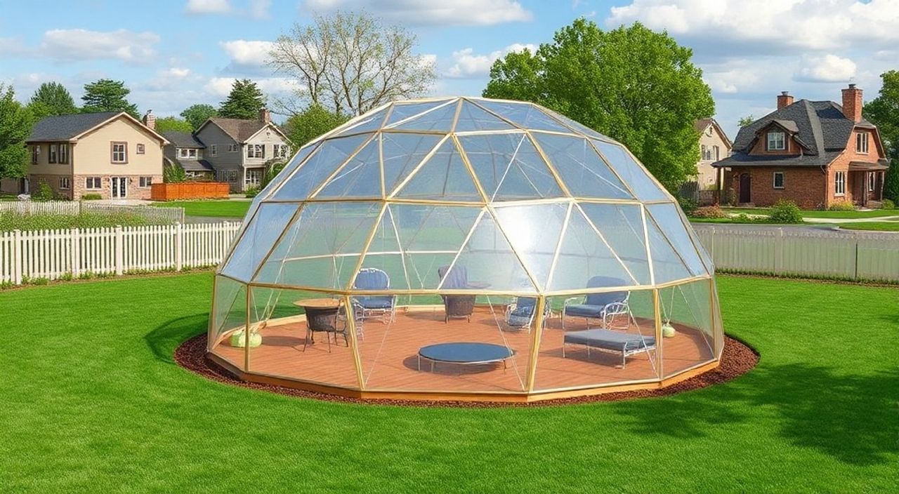 5 Шагов, чтобы собрать geo-dome в пригороде мегаполиса