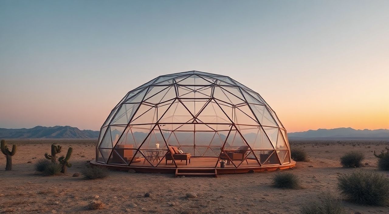 5 Шагов, чтобы собрать geo-dome в пустыне