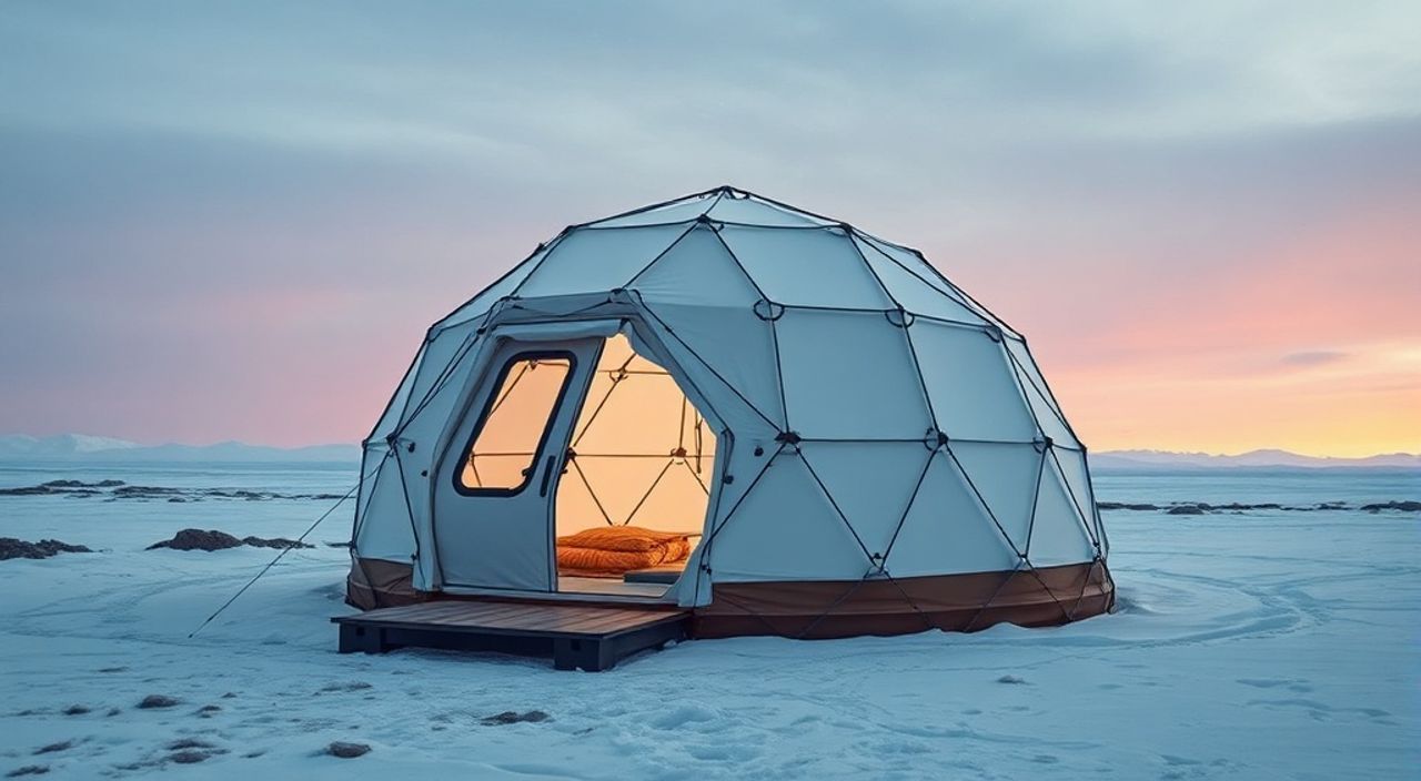 5 Шагов, чтобы собрать Glamping dome для арктики