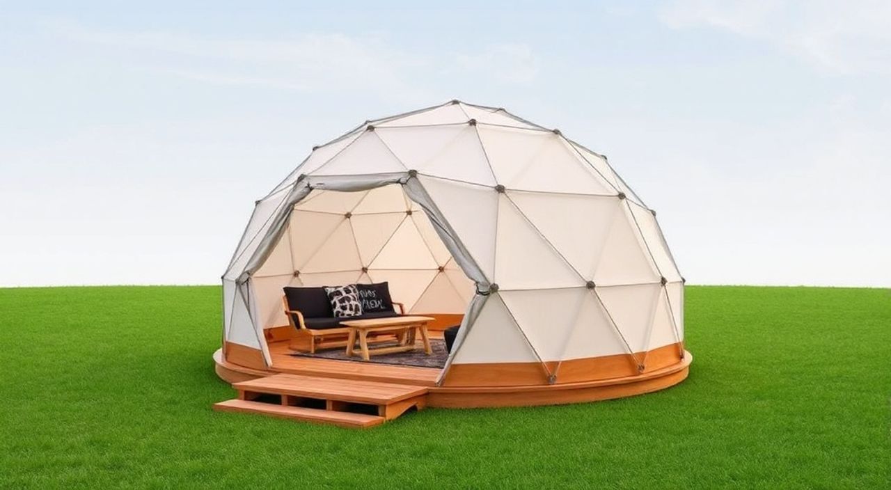 5 Шагов, чтобы собрать Glamping dome для путешествий