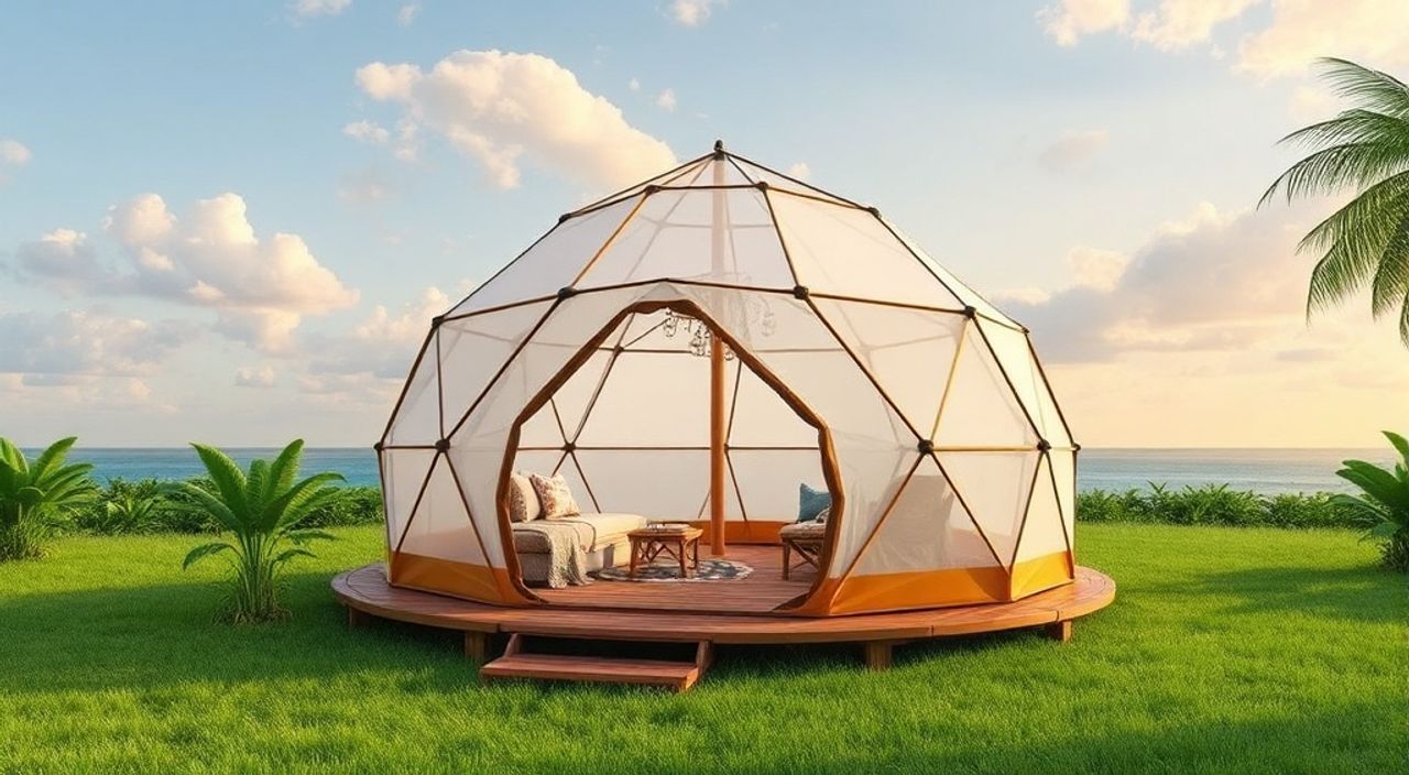 5 Шагов, чтобы собрать Glamping dome для тропиков