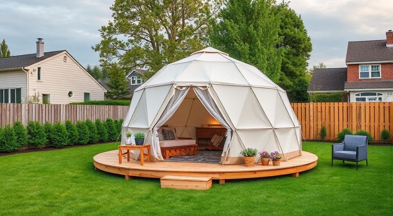 5 Шагов, чтобы собрать Glamping dome в пригороде мегаполиса